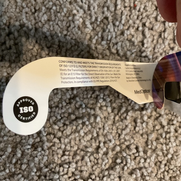 Vintage Eclipse Vintage Sunglasses Eyeglasses Cardboard Collectible Eyewear Y2K - Picture 4 of 4